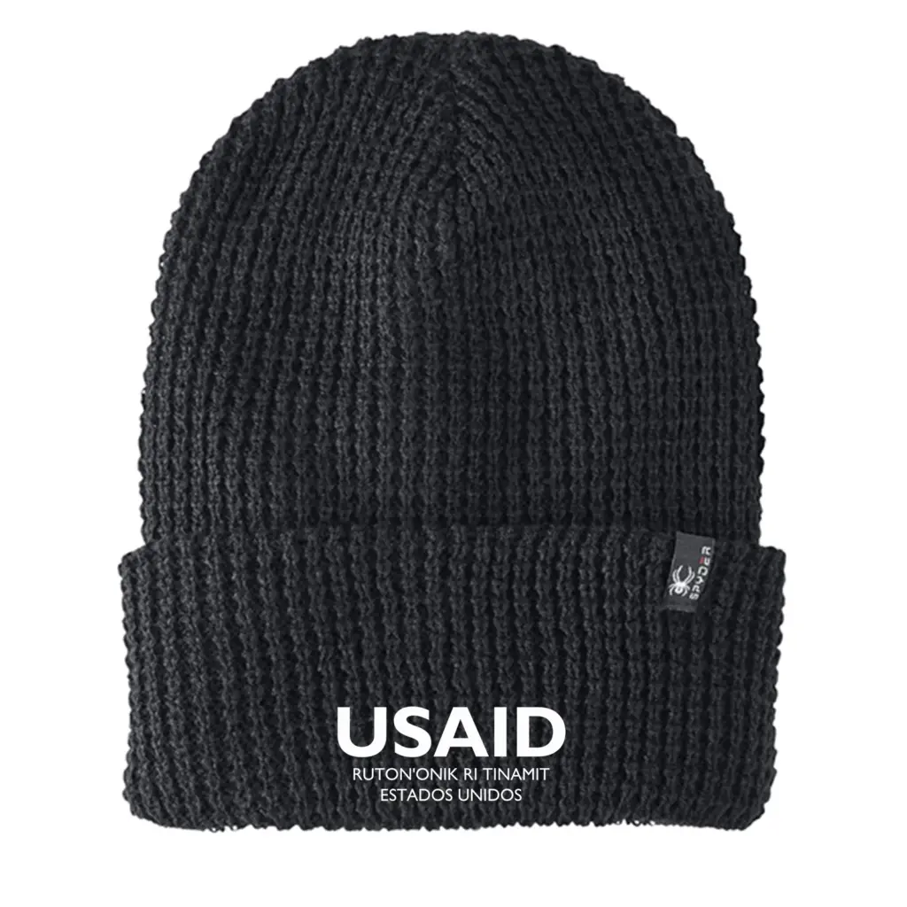 USAID Kaqchikel - Embroidered SPYDER Adult Vertex Knit Beanie