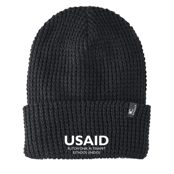 USAID Kaqchikel - Embroidered SPYDER Adult Vertex Knit Beanie