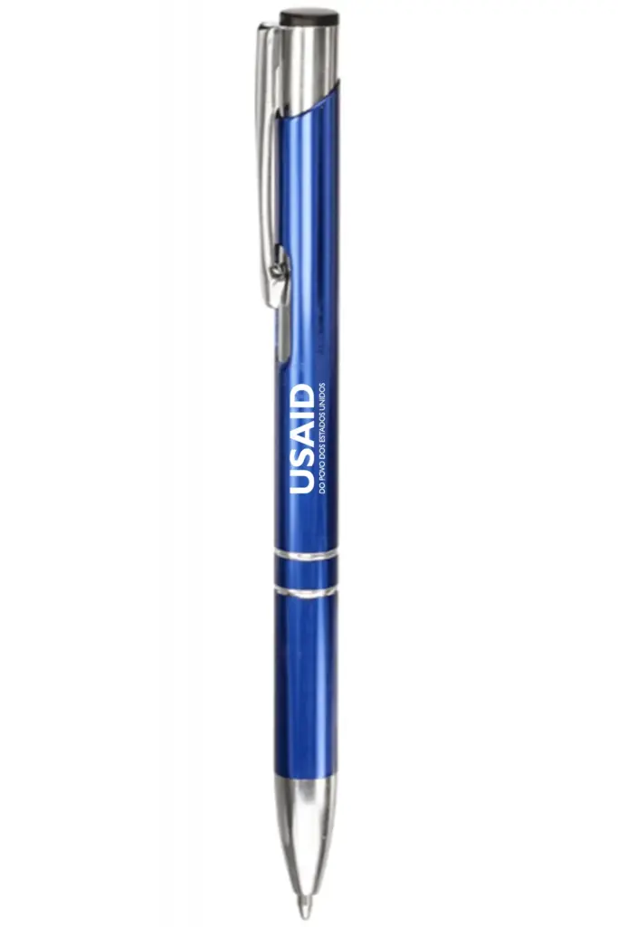 USAID Brazilian Portuguese - Ballpoint Aluminum Pen