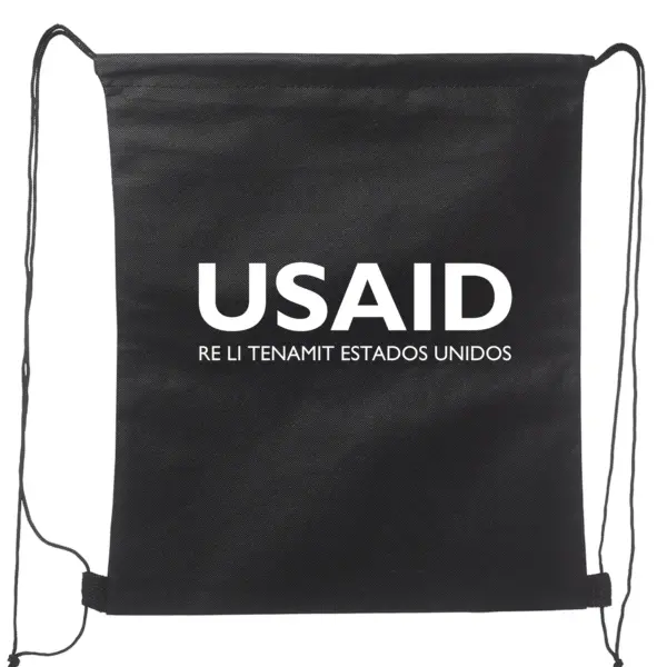 USAID Qeqchi - Non-Woven Drawstring Backpacks (14.5"x17.5")