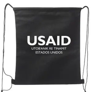 USAID Kiche - Non-Woven Drawstring Backpacks (14.5"x17.5")