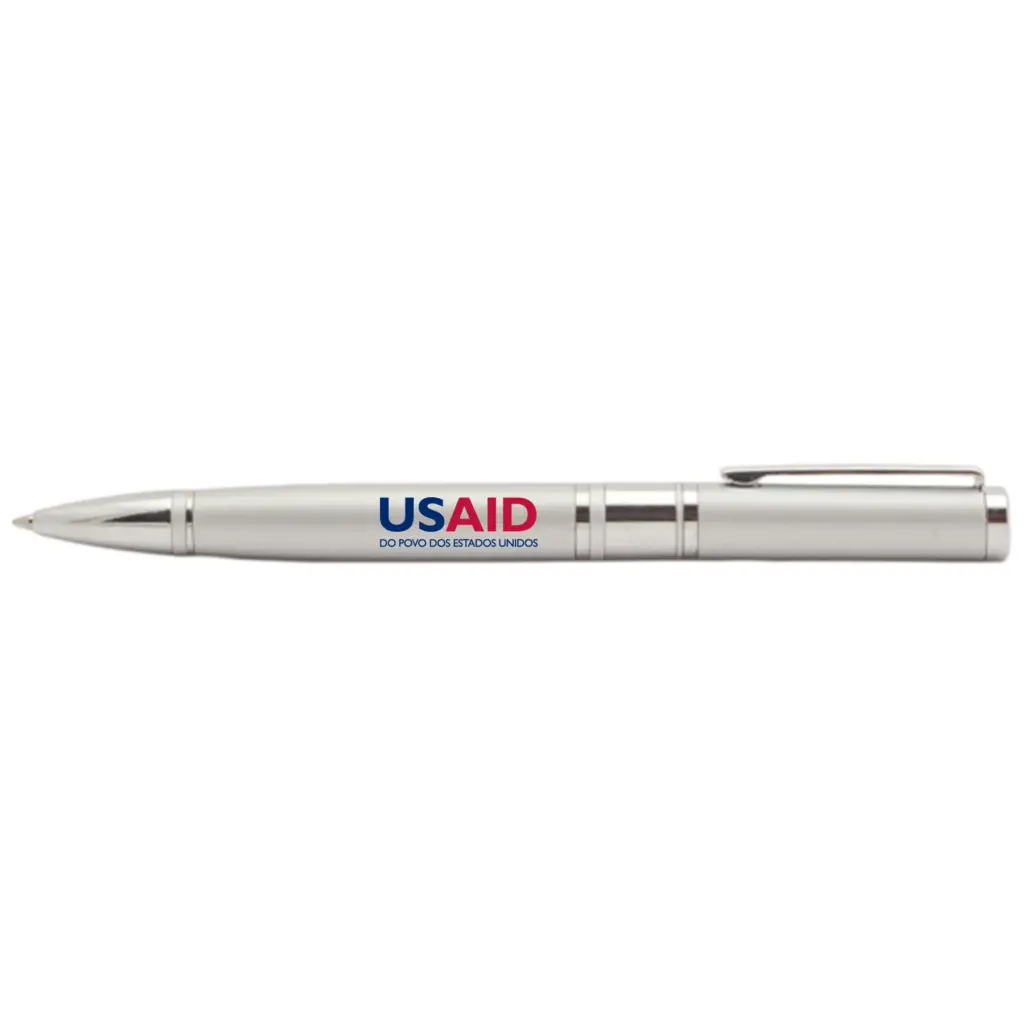USAID Brazilian Portuguese - Diplomat Metal Ballpoint Pens
