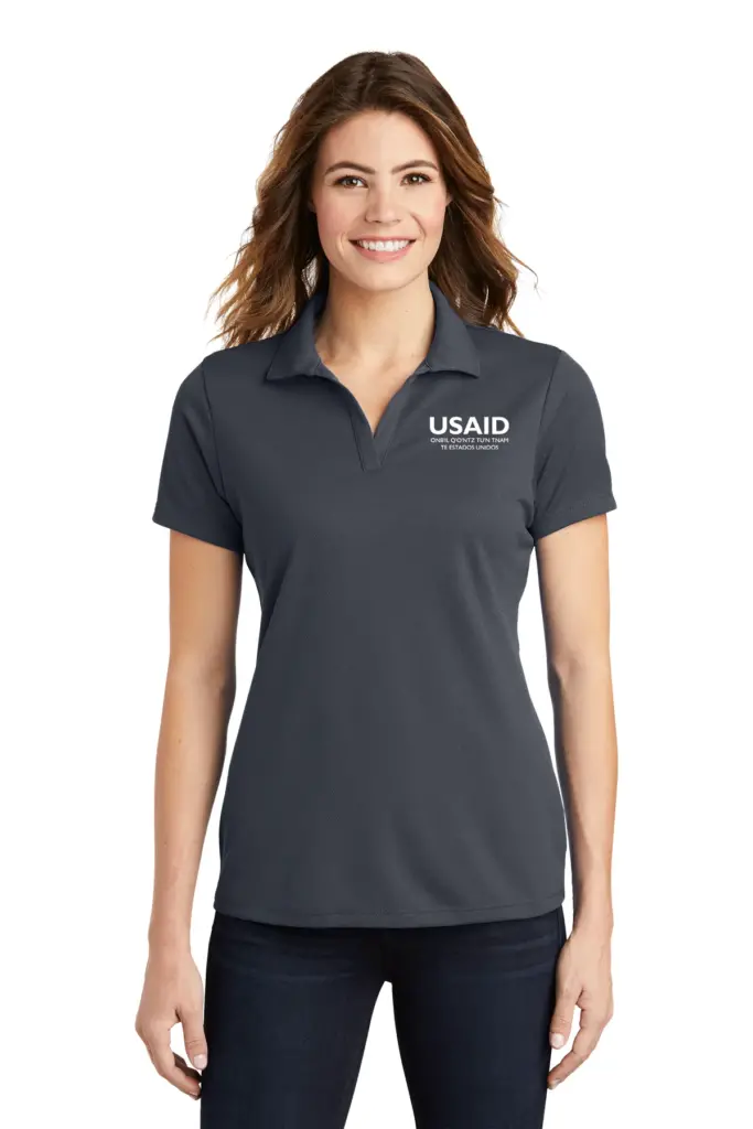USAID Mam Sport-Tek Ladies PosiCharge RacerMesh Polo Shirt