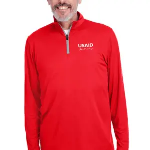 USAID Arabic - PUMA GOLF Men's Icon Quarter-Zip