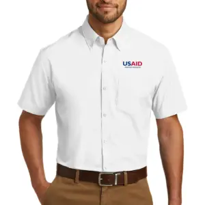 USAID Turkish - Port Authority Short Sleeve Carefree Poplin Shirt