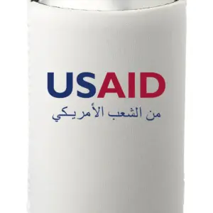 USAID Arabic - Premium Neoprene Collapsible Can Cooler