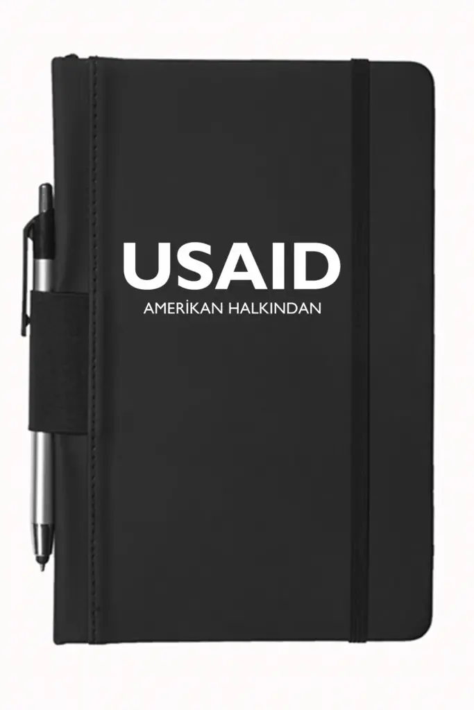 USAID Turkish - 5"x9" Executive Notebooks with Pen