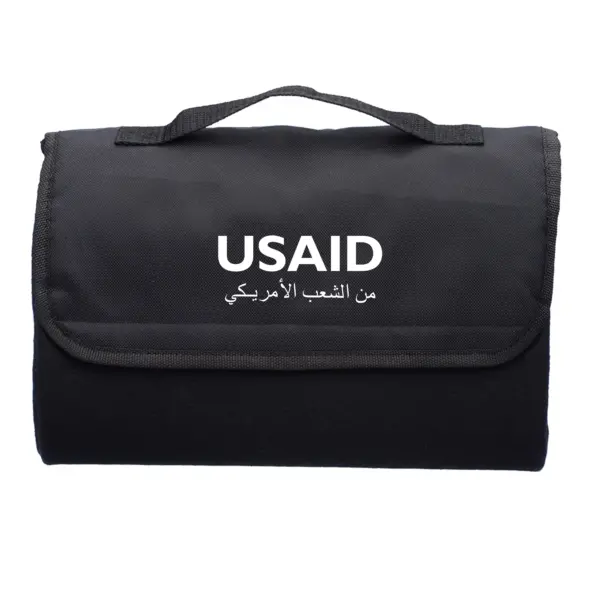 USAID Arabic - Convington Stock Roll Up Picnic Blankets