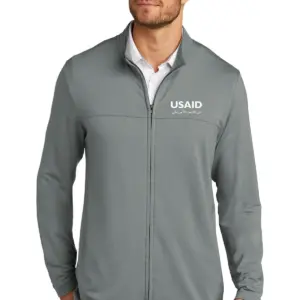 USAID Arabic - New TravisMathew Newport Full Zip Fleece Pullover