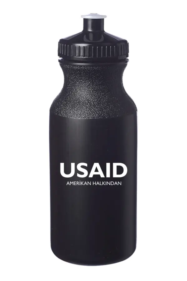 USAID Turkish - 20 Oz. Custom Plastic Water Bottles