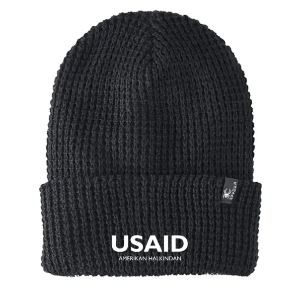 USAID Turkish - Embroidered SPYDER Adult Vertex Knit Beanie