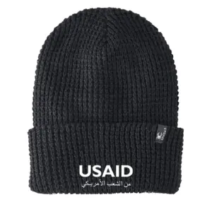 USAID Arabic - Embroidered SPYDER Adult Vertex Knit Beanie