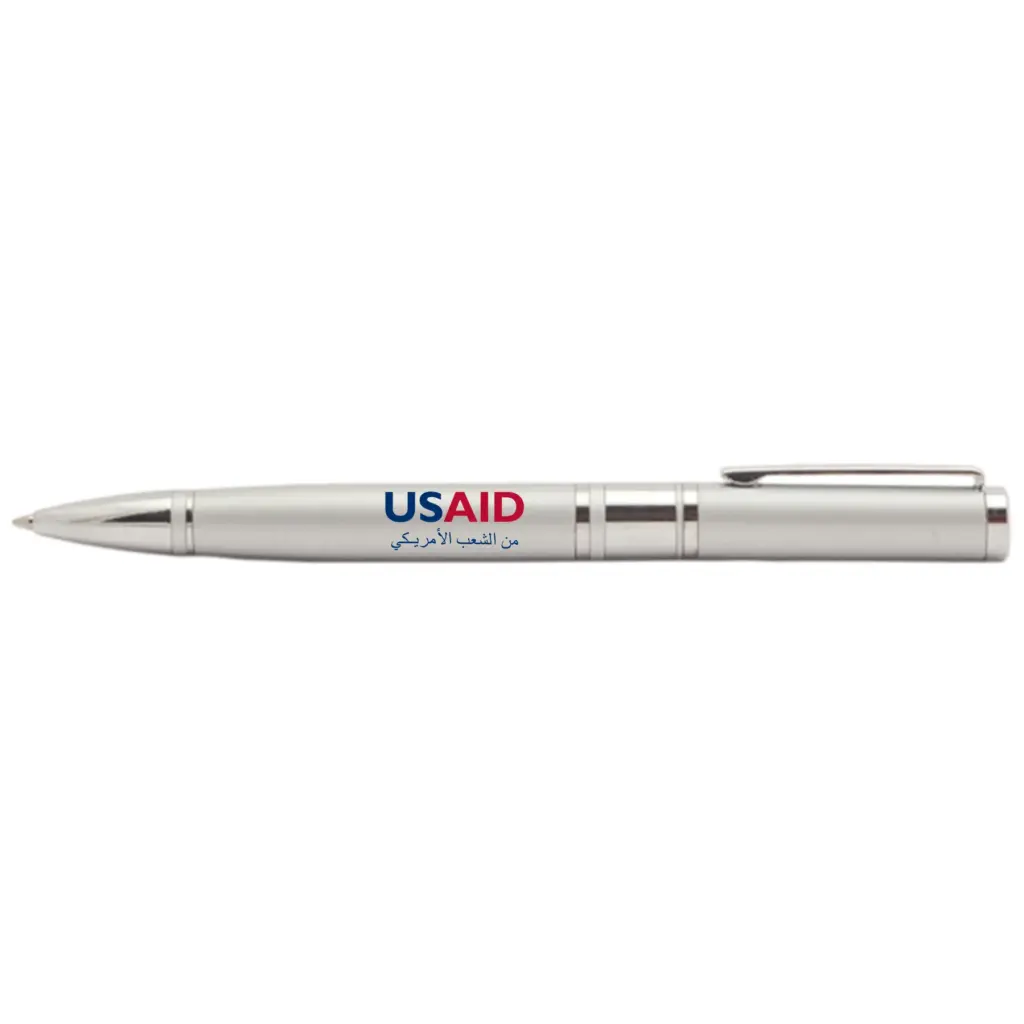 USAID Arabic - Diplomat Metal Ballpoint Pens