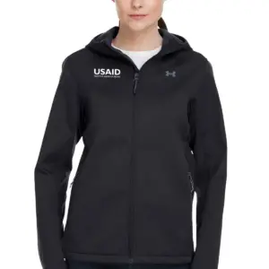 USAID English - Under Armour Ladies' ColdGear® Infrared Shield 2.0 Hooded Jacket