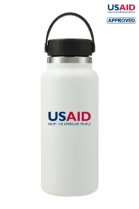 USAID English - Hydro Flask® Wide Mouth 32oz Bottle with Flex Cap