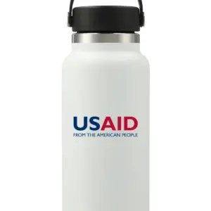 USAID English - Hydro Flask® Wide Mouth 32oz Bottle with Flex Cap