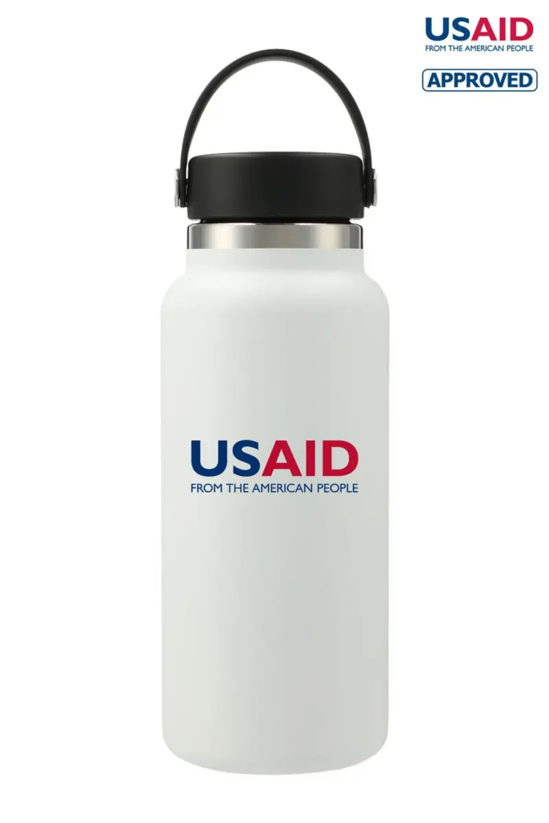 USAID English - Hydro Flask® Wide Mouth 32oz Bottle with Flex Cap