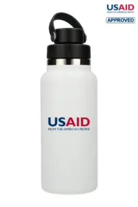USAID English - Hydro Flask® Wide Mouth 32oz Bottle with Flex Chug Cap