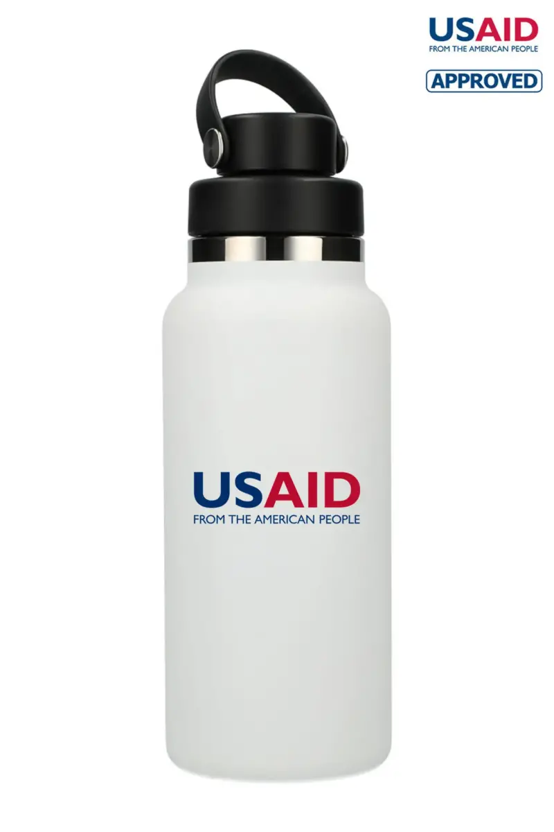 USAID English - Hydro Flask® Wide Mouth 32oz Bottle with Flex Chug Cap