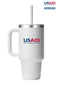 USAID English - Hydro Flask® All Around™ Travel Tumbler 32oz with Straw