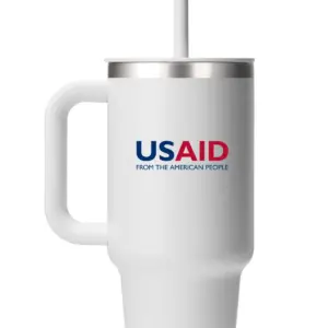 USAID English - Hydro Flask® All Around™ Travel Tumbler 32oz with Straw