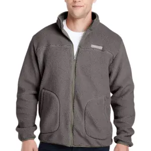 usaid english columbia men's rugged ridge™ ii sherpa full zip fleece jacket