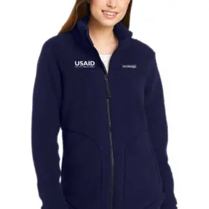 USAID English - Columbia Ladies' West Bend™ Sherpa Full-Zip Fleece Jacket