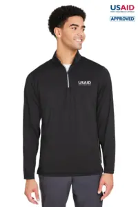 USAID English - Puma Golf Men's You-V Quarter-Zip