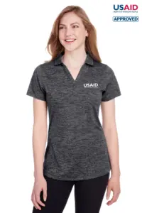 USAID English - Puma Golf Ladies' Icon Heather Polo