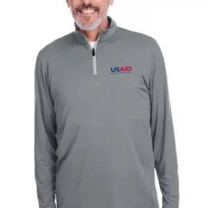 USAID English - Puma Golf Men's Icon Quarter-Zip