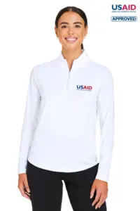 USAID English - Puma Golf Ladies' You-V Quarter-Zip