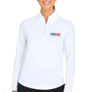 USAID English - Puma Golf Ladies' You-V Quarter-Zip