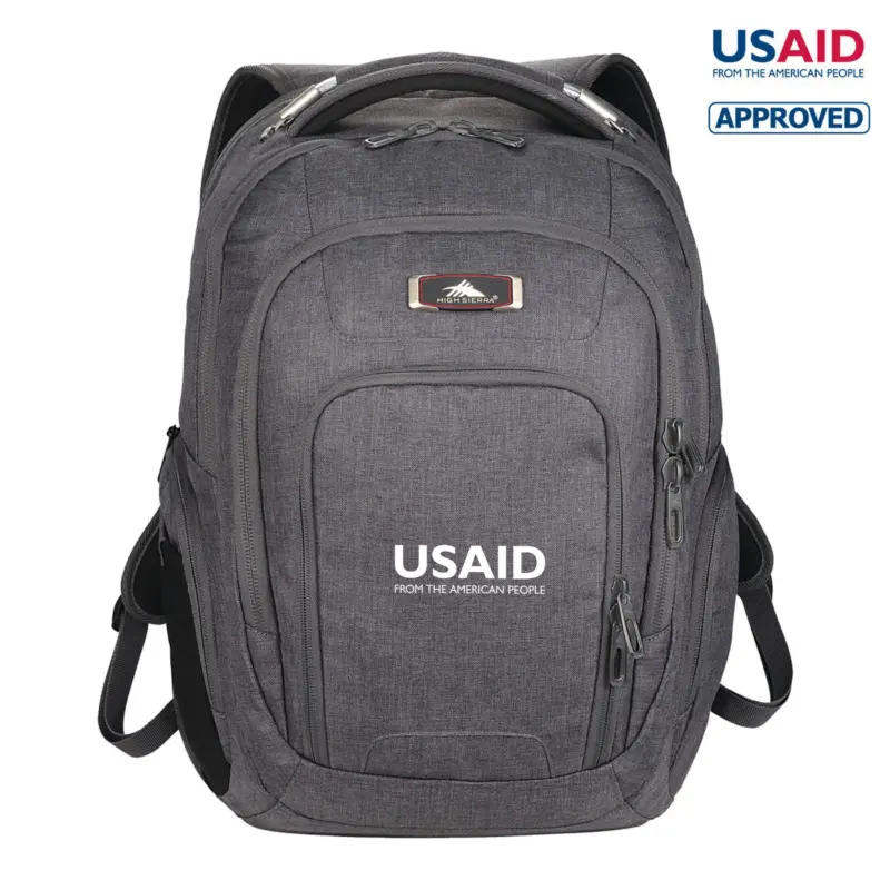 USAID English - High Sierra 17" Computer UBT Deluxe Backpack
