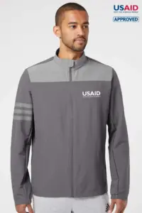 USAID English - Adidas® 3-Stripes Full-Zip Jacket