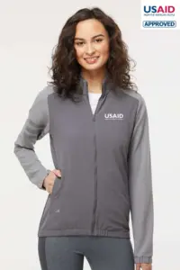 USAID English - Adidas - Women's 3-Stripes Full-Zip Jacket