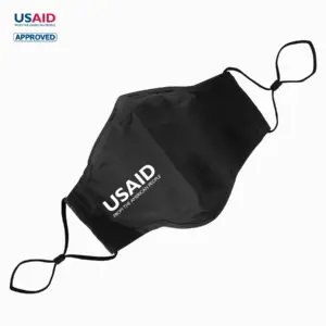usaid english 3 ply cotton fitted mask