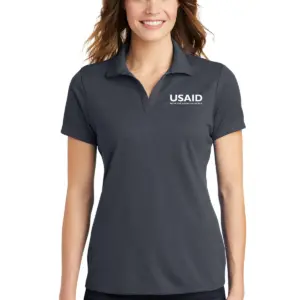 USAID English Sport-Tek Ladies PosiCharge RacerMesh Polo Shirt