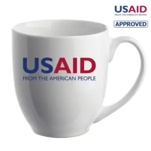 USAID English - 16 Oz. Bistro Glossy Coffee Mug