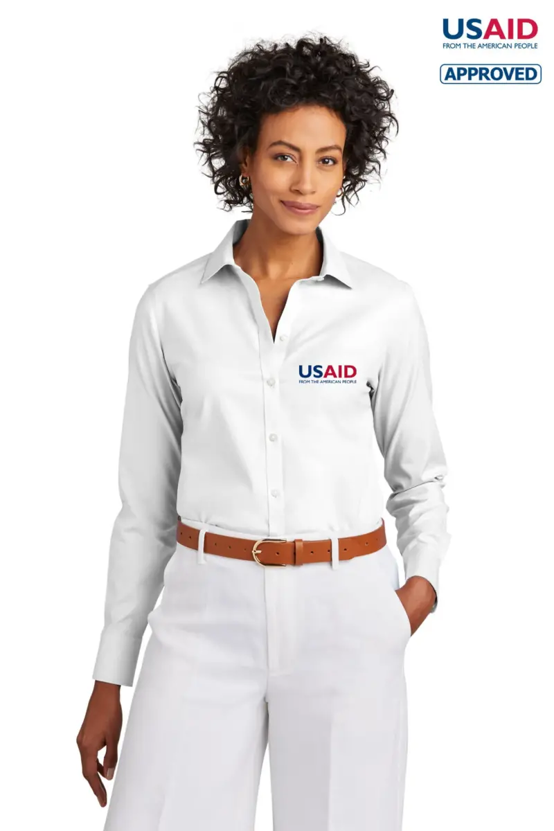 USAID English - Brooks Brothers® Women’s Wrinkle-Free Stretch Pinpoint Shirt