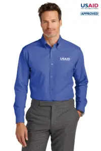 USAID English - Brooks Brothers® Wrinkle-Free Stretch Nailhead Shirt