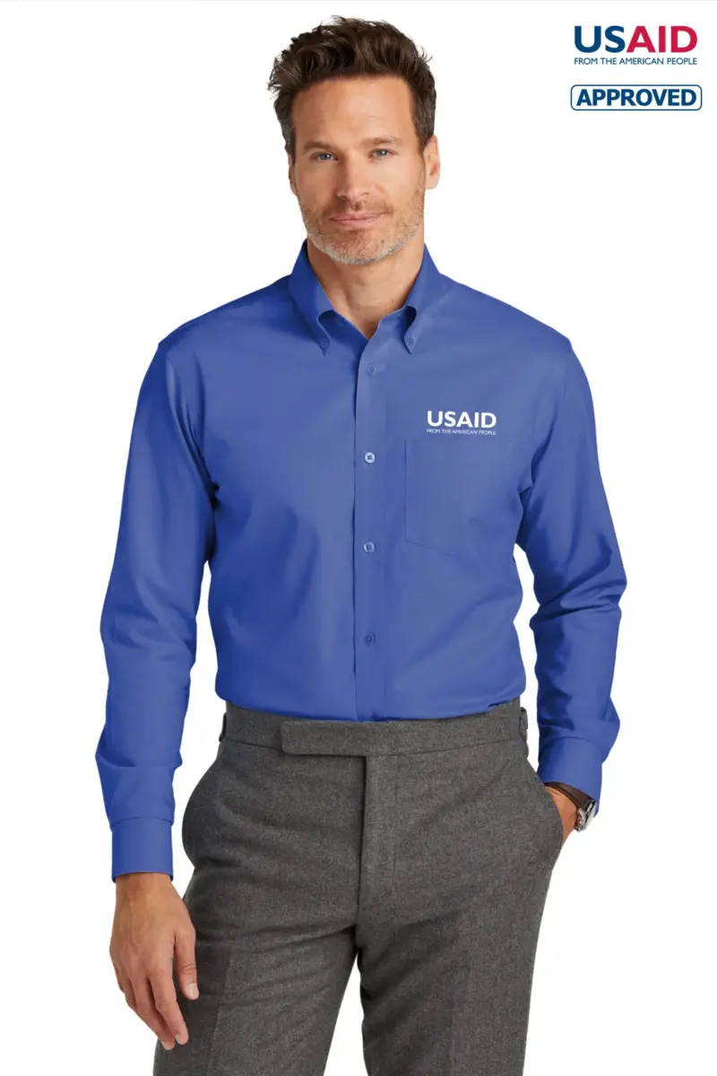 USAID English - Brooks Brothers® Wrinkle-Free Stretch Nailhead Shirt