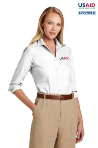 USAID English - Brooks Brothers® Women’s Wrinkle-Free Stretch Nailhead Shirt