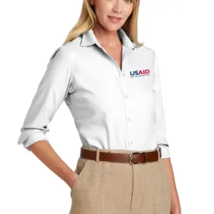 USAID English - Brooks Brothers® Women’s Wrinkle-Free Stretch Nailhead Shirt