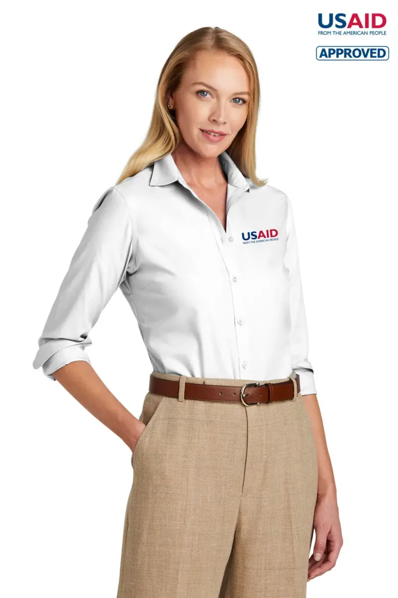 USAID English - Brooks Brothers® Women’s Wrinkle-Free Stretch Nailhead Shirt