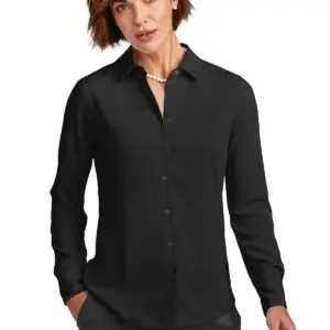 USAID English - Brooks Brothers® Women’s Full-Button Satin Blouse