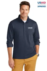 USAID English - Brooks Brothers® Mid-Layer Stretch 1/2-Button