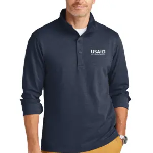 USAID English - Brooks Brothers® Mid-Layer Stretch 1/2-Button