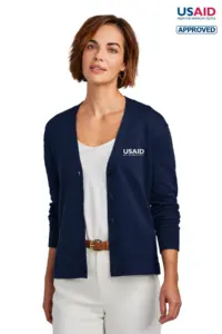 USAID English - Brooks Brothers® Women’s Cotton Stretch Cardigan Sweater