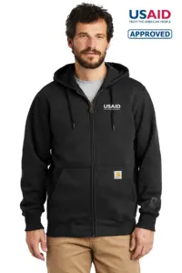 USAID English - Carhartt Rain Defender Paxton Heavyweight Hooded Zip-Front Sweatshirt