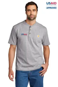 USAID English - Carhartt® Short Sleeve Henley T-Shirt